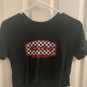 cropped brandy t shirt